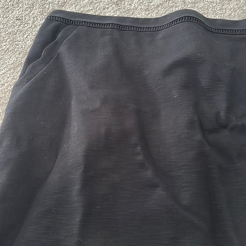 Black knee length skirt
